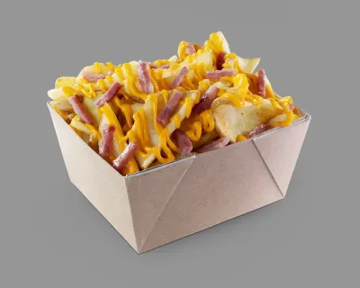 Frites cheddar Lardon